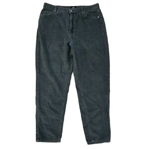 BDG Urban Outfitters Womens Corduroy Pants 30 Black Mom‎ High Rise Casual